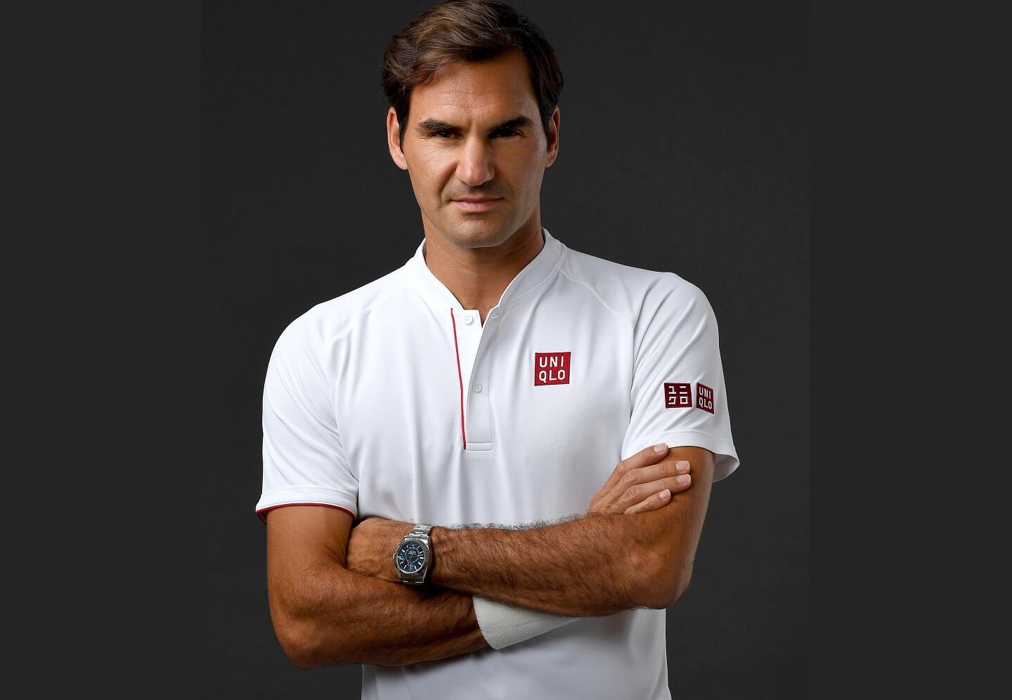 Roger Federer Pertama Kali Pakai Uniqlo untuk Gantikan Nike di Wimbledon